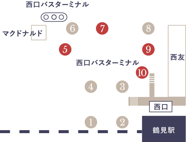 バスでお越しの方マップ